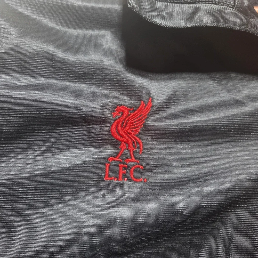 Liverpool Football Club Jacket Mens Size XL Black Lightweight Track‎ Sweater